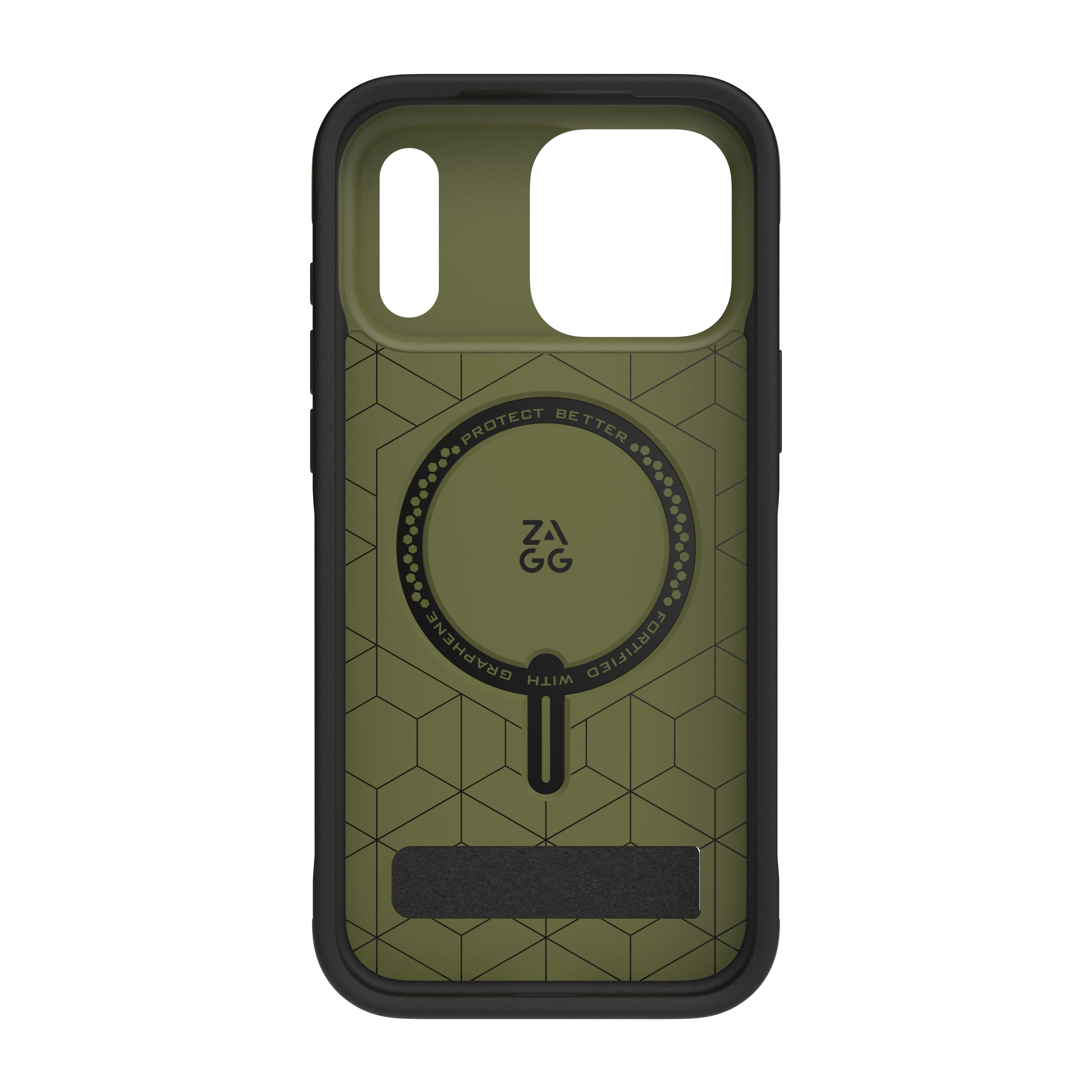 ZAGG Sedona Snap KickStand Case iPhone 17 Pro Max Sea Kelp - Image 3