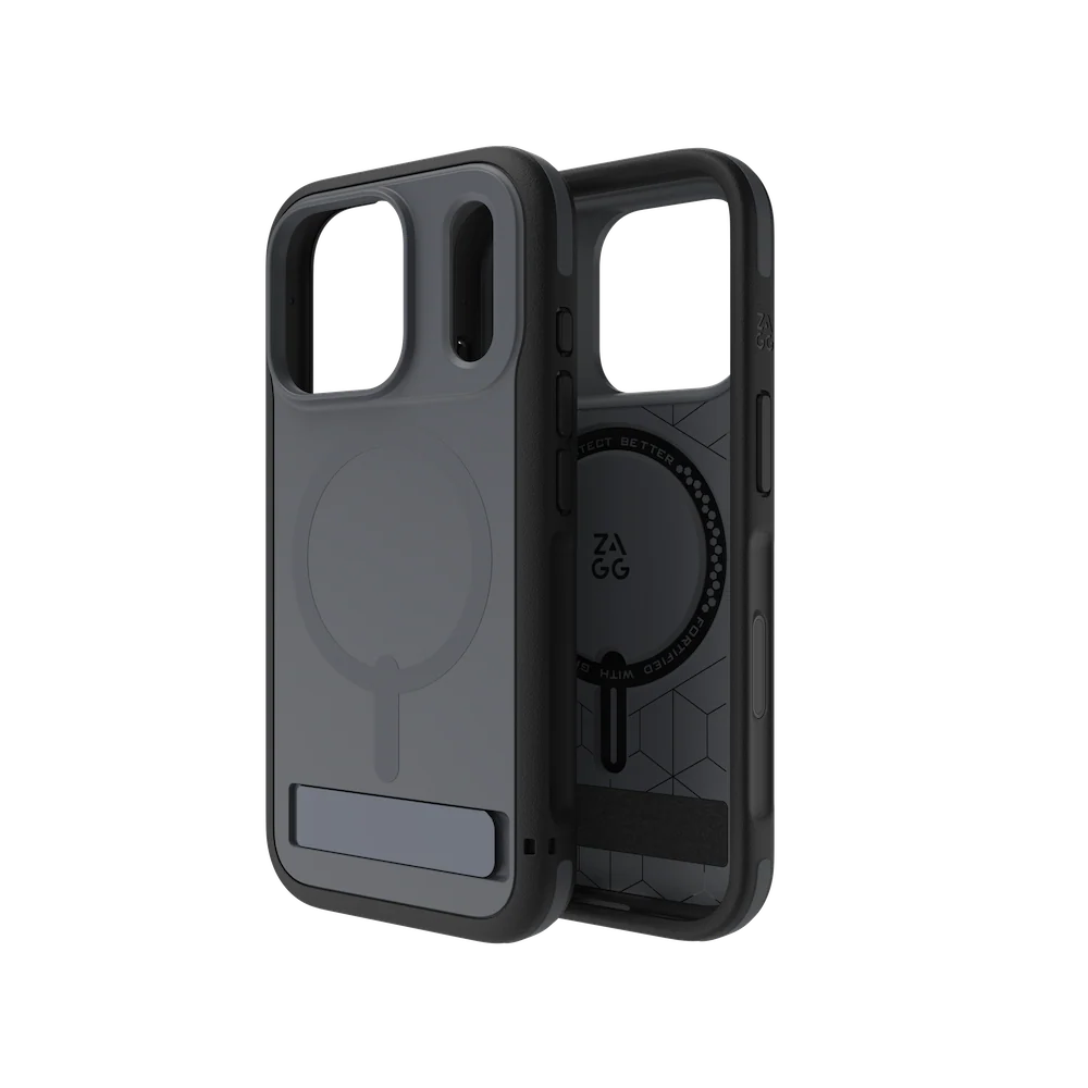 ZAGG Sedona Snap KickStand Case iPhone 17 Pro Charcoal - Image 2
