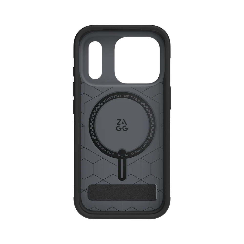 ZAGG Sedona Snap KickStand Case iPhone 17 Pro Charcoal - Image 3