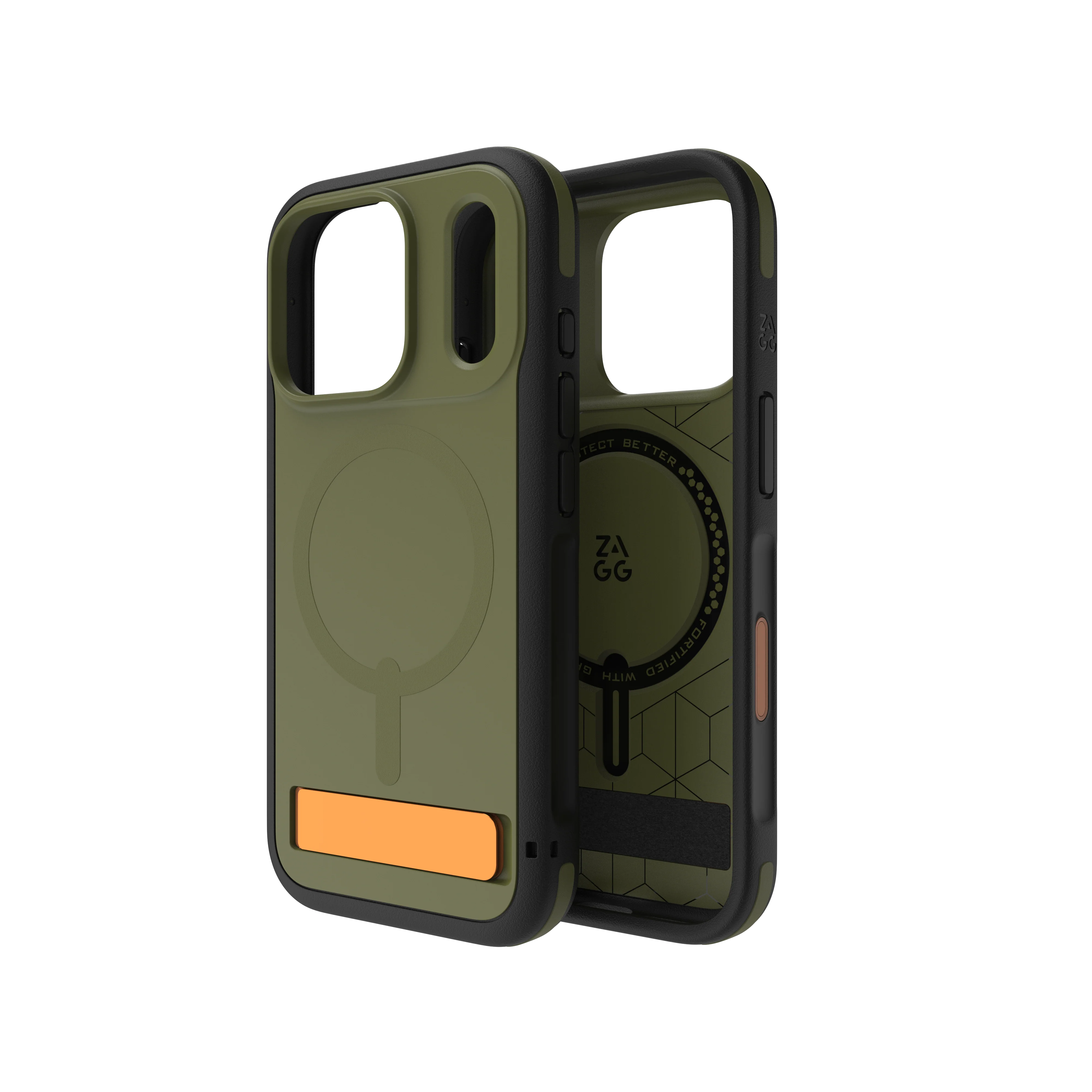 ZAGG Sedona Snap KickStand Case iPhone 17 Pro Sea Kelp - Image 2